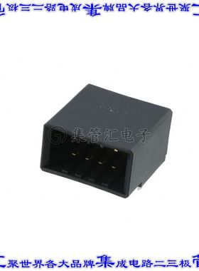 1717412-2 针座连接器8POS接头2排3.81mm公形插针通孔直角镀金