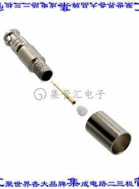 034-1121-12G 同轴连接器BNCHD插头公引脚压接75欧姆自由悬挂直角