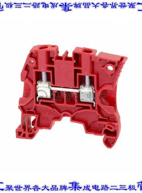 1SNK506062R0000 端子块连接器2POS馈通式6.0mm红色10-24AWG