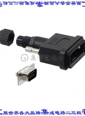 DCCDB09M 连接器9POS插头公引脚2排D-Sub自由悬挂