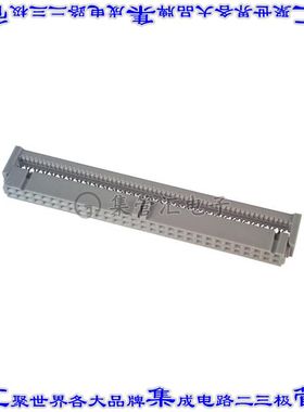 89160-0101 矩形连接器60POS插座2排2.54mm母插口灰色IDC镀金自由