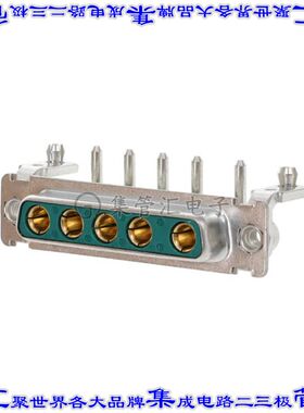 DBO5W5S500G30LF 连接器5(电源)插座母插口D-Sub组合式通孔直角