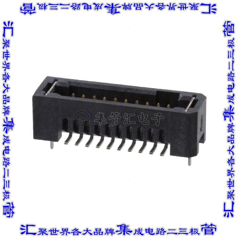 TFM-110-02-L-D-WT-K-TR 针座连接器20POS接头2排1.27mm公形插针