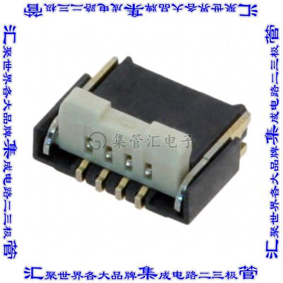 AYF530435 连接器4POS FFC/FPC 0.5mm触头上和下表面贴装直角