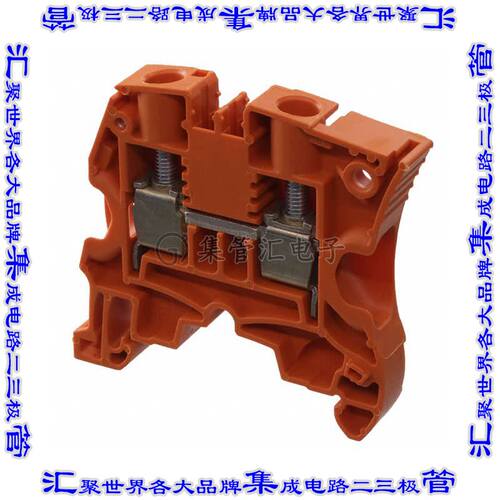 1SNK508030R0000 端子块连接器2POS馈通式8.0mm橙色6-24AWG