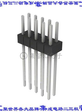 PEC05DAFN 针座连接器10POS分离式2排2.54mm公形插针通孔直针锡