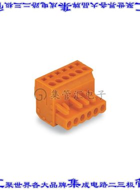 232-405/026-000 端子块连接器5POS插头母插口5.08mm橙色自由悬挂