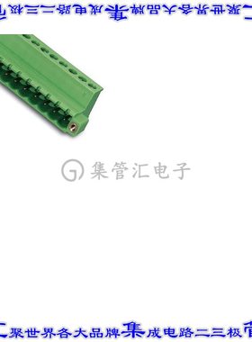 1825637 端子块连接器15POS插头公引脚5.08mm绿色自由悬挂