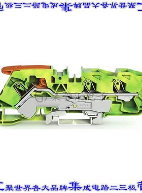 2116-1307 端子块连接器3POS接地地面12.0mm绿色黄色6-20AWG