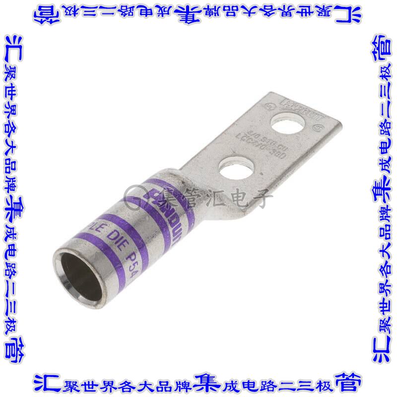 LCC4/0-38D-X 接插件连接器CONN TERM RECT TONG 4/0 AWG #3/8