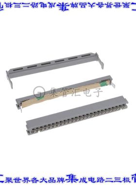 3425-7050 矩形连接器50POS插座2排2.54mm母插口灰色IDC镀金自由