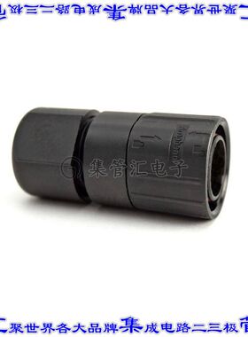 C09131H0061005U 圆形连接器6POS插头公引脚焊杯银自由悬挂