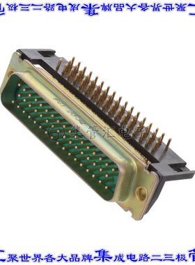 DDM50P732N 连接器50POS插头公引脚3排D-Sub通孔直角