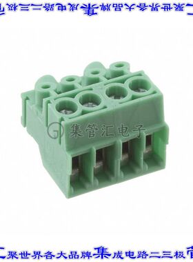 1984183 端子块连接器4POS无罩接头的插头3.5mm绿色自由悬挂