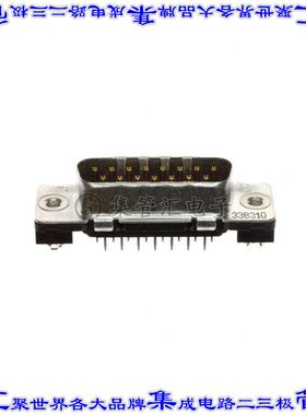 1-338310-2 连接器15POS插头公引脚2排D-Sub通孔