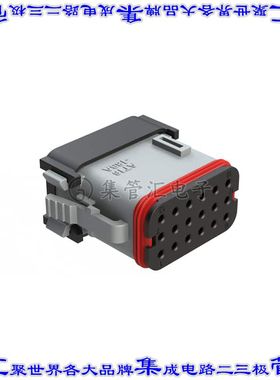 AT16-18SA-EK02 矩形连接器外壳18POS插头3排母形插口灰色自由悬