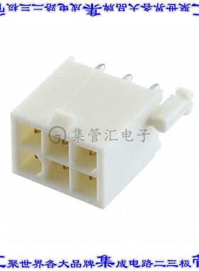 770875-2 针座连接器6POS接头2排4.14mm公形插针通孔直针镀金