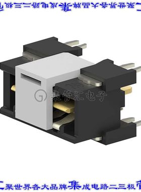 2042274-6 背板连接器2POS接头公型刀片通孔黑色