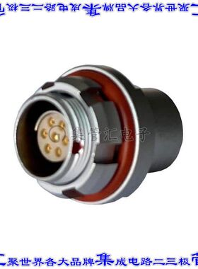 MMI-M0RS107S-IP68 圆形连接器7POS插座母插口焊杯镀金面板安装