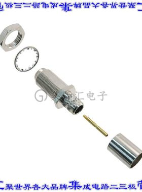 222161 同轴连接器F型插孔母形插口压接75欧姆面板安装