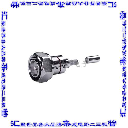 EZ-240-BM-75-X 同轴连接器插头公引脚压接50欧姆自由悬挂直角