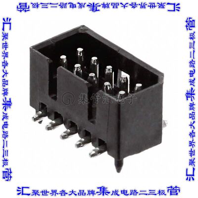 4-174821-0 针座连接器10POS接头2排1.25mm公形插针表贴SMD锡
