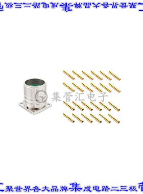 MA2LAE1200S-KIT 圆形连接器12POS插座母插口压接镀金面板安装