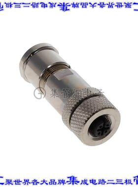 CNF12-S5SB0-BP9 圆形连接器5POS插头母插口螺钉镀金自由悬挂