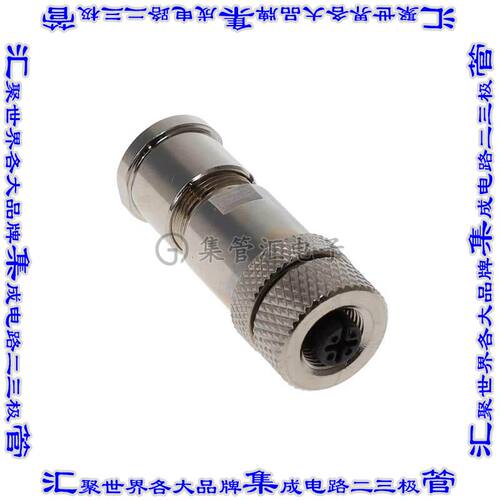 CNF12-S5SB0-BP9 圆形连接器5POS插头母插口螺钉镀金自由悬挂