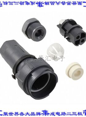 PXP7011/02S/ST/0709 圆形连接器2(电源)插座母插口螺钉镍自由悬