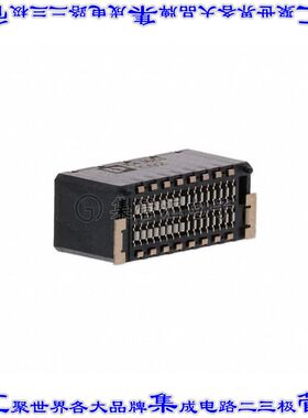 1043683 针座连接器32POS插座2排0.8mm母形插口表贴SMD镀金