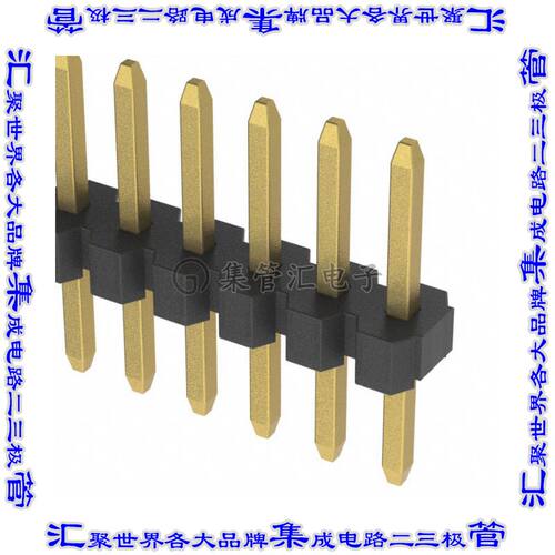 HPH1-A-07-UA 针座连接器7POS接头1.27mm公形插针通孔直针镀金