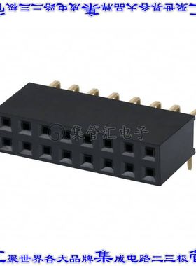 PPPC082LJBN-RC 针座连接器16POS插座2排2.54mm母形插口通孔直角