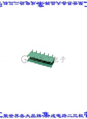 395325006 0395325006端子块连接器6POS接头公引脚带罩5.08mm绿色