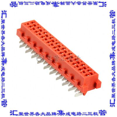 2-188275-0 针座连接器20POS插座2排2.54mm叉状表贴SMD锡