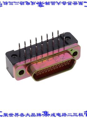 MDM-25SCBR-TL56 连接器25POS插座母插口2排D-TYPE型面板安装通孔