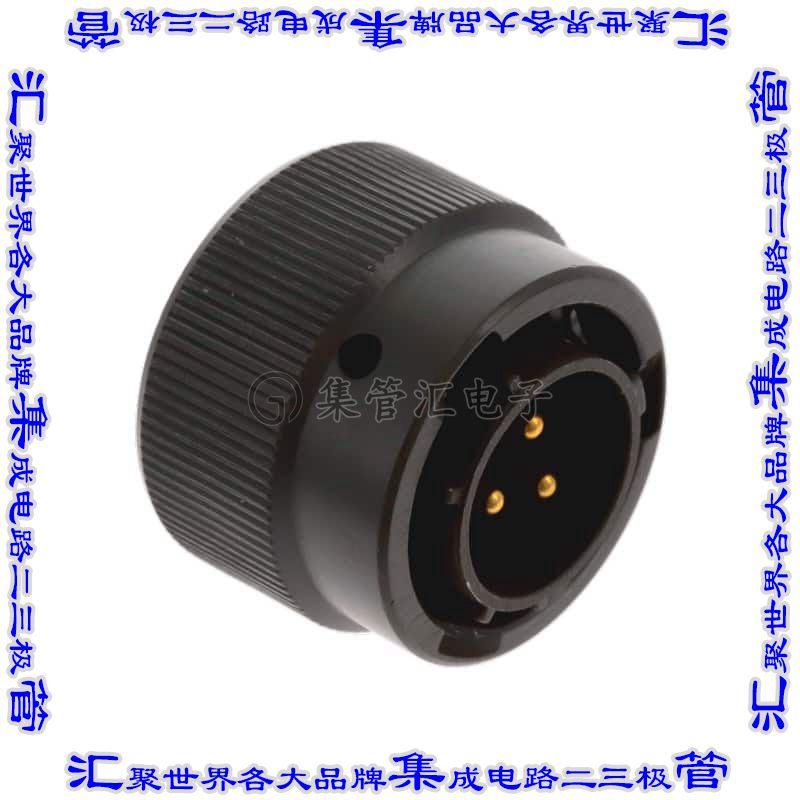 62GB-56T12-03PN 圆形连接器3POS插头公引脚焊杯镀金自由悬挂