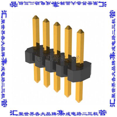 GRPB051VWVN-RC 针座连接器5POS接头1.27mm公形插针通孔直针镀金
