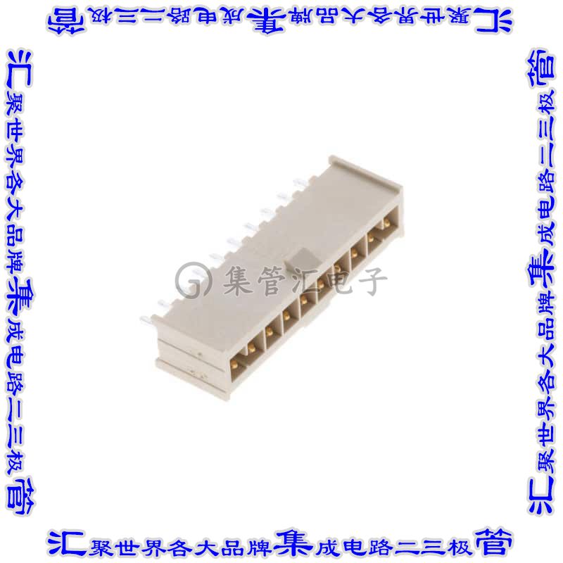 IPL1-110-01-S-S-K 针座连接器10POS接头2.54mm公形插针通孔直针