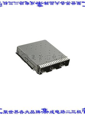 2349050-1 插拔式连接器机架成组(1 x 3)zSFP+通孔直角压配