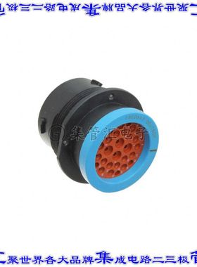 HDP24-24-29PE-L017 圆形连接器29POS插座外壳用于公插针黑色面板