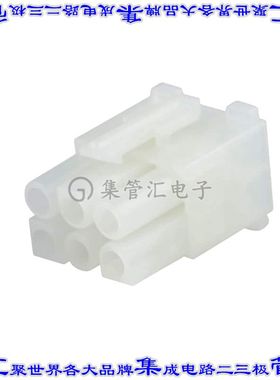 39036064 0039036064矩形连接器外壳6POS插座2排6.7mm天然色自由