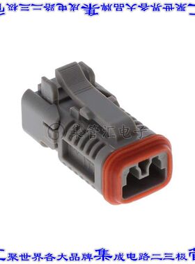 IT06-2S-000-N 矩形连接器外壳2POS插头母形插口灰色自由悬挂