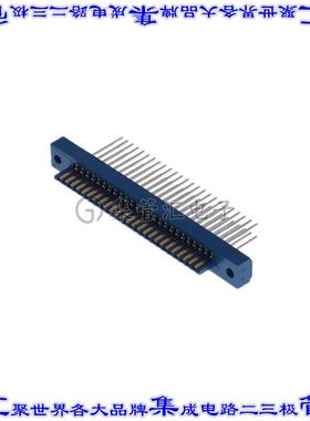 EBC25MMMD 卡边缘连接器50POS公头2排2.54mm蓝色镀金