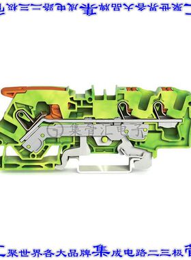 2106-5307 端子块连接器3POS接地地面7.5mm绿色黄色8-20AWG