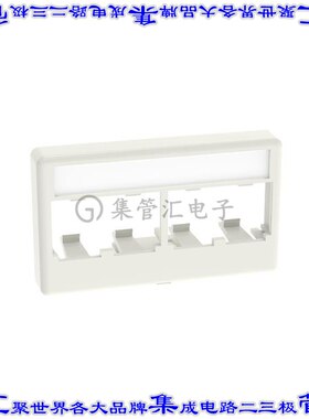 CFFPL4IW 接插件连接器FURNITURE FACEPLATE, 4 PORT, OFF