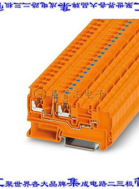3244561 端子块连接器2POS馈通式3排7.0mm橙色12-24AWG