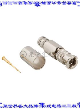 034-1017-12G 同轴连接器BNCHD插头公引脚压接75欧姆自由悬挂