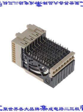 10124355-101LF 背板连接器72POS插座母插口板边缘通孔直角