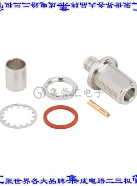 172108 同轴连接器N型插孔母形插口压接50欧姆面板安装